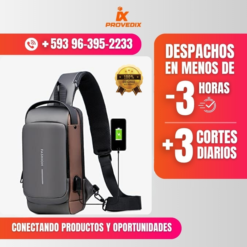 Miniatura 3 de Bolso Antirobo - COLOR: Gris/Cafe